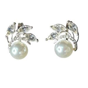 Vintage Bridal Clip On TJG Earrings